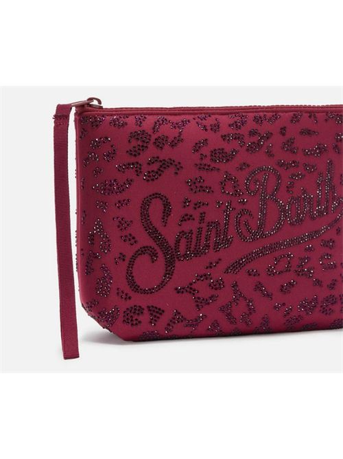 Pochette Aline in scuba con stampa leopardata e strass applicati MC2 SAINT BARTH | ALI0032/00269L